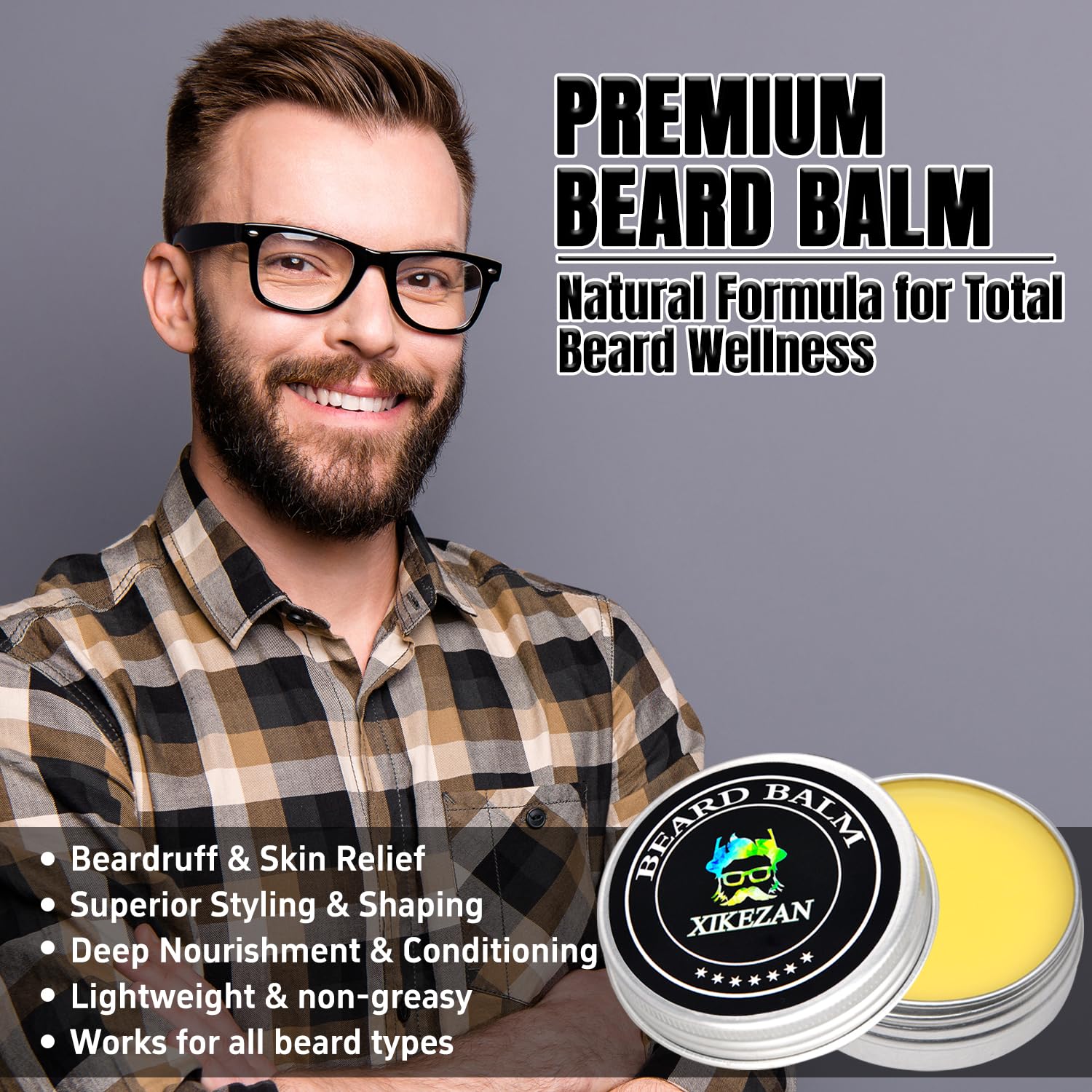 Amazon.com : Beard Straightener Grooming Kit for Men,Beard Growth